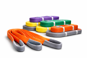 สลิงแบนโพลีเอสเตอร์ สลิงผ้าใบ (Polyester Lifting Sling)