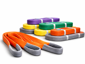 สลิงแบนโพลีเอสเตอร์ สลิงผ้าใบ (Polyester Lifting Sling)